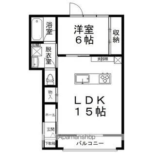 ステラ中ノ島【1階】の間取り
