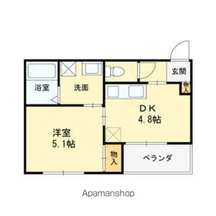 サムペアーズ【3階】の間取り