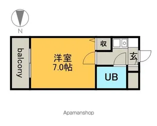 サンシャイン尾頭橋【7階】の間取り
