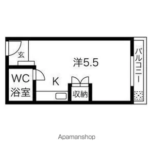 豊明アサノビル【302号室】の間取り