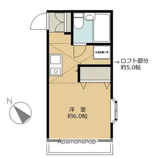 ハイツレインボー【205号室】の間取り
