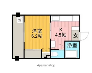 ソレイユ相模原【5階】の間取り