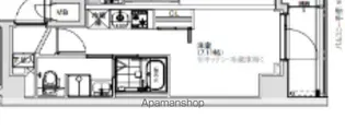 SーRESIDENCE横濱阪東橋【8階】の間取り