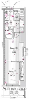 ガーラ横濱関内グランドステージ【10階】の間取り