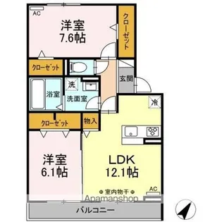 マーガレット【3階】の間取り