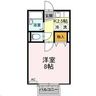 パストラル八乙女中央【2階】の間取り