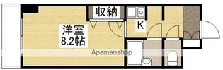 マローン京町【6階】の間取り