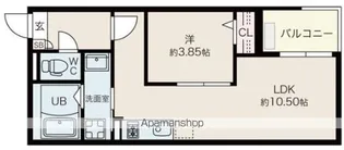 JACK YURAKUⅠ【3階】の間取り