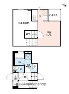 CB北柏ウイング【101号室号室】の間取り