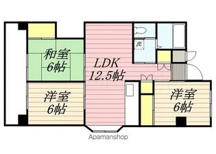 ファーストレジデンス【308号室号室】の間取り