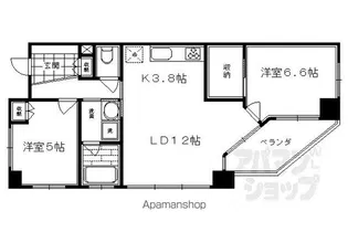 ローレルコート寺町御池【903号室】の間取り