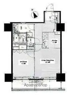 グローリオタワー巣鴨【2階】の間取り