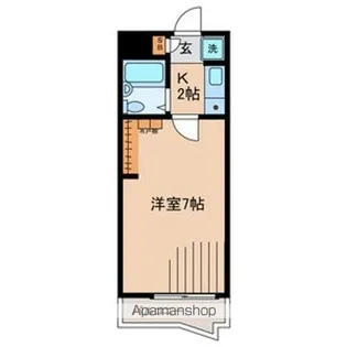ラ・メゾンノーブル【103号室号室】の間取り