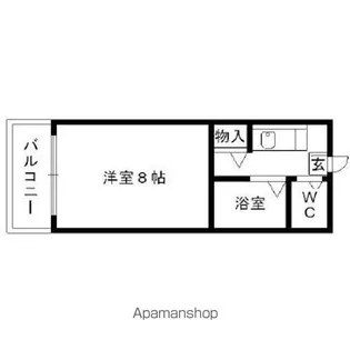 ビエント今川【3階】の間取り