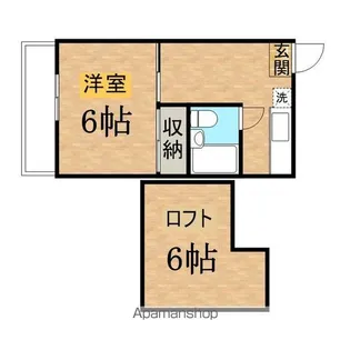 リバーサイドドリアン【2階】の間取り