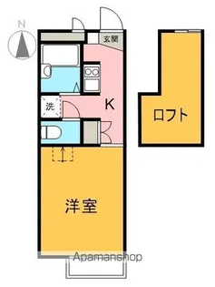 セレスト【201号室】の間取り