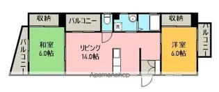 プランドール.T.Y【2-A号室】の間取り