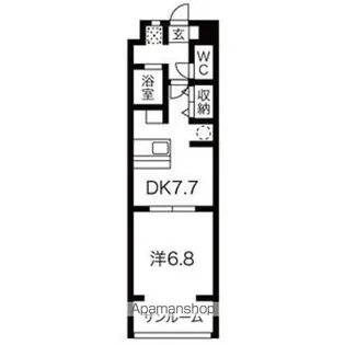 サン・ウエダビルⅡ【4階】の間取り