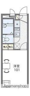 レオパレスアザレアヒルズ【2階】の間取り