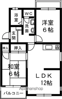 マンションフロイデ【1階】の間取り