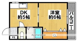 フジマハウス【4階】の間取り