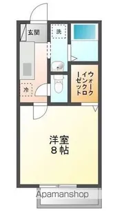 グリーンヒルズ B【1階】の間取り