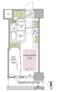 アーバネックス早稲田テラス【5階】の間取り