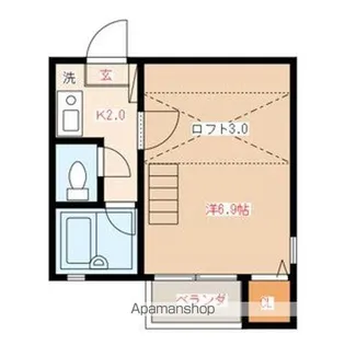 マーベラス名島【1階】の間取り