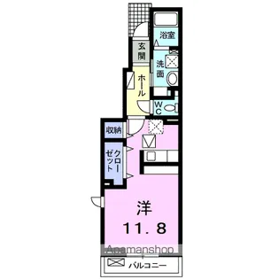 アルブィラージュ Ⅰ【1階】の間取り