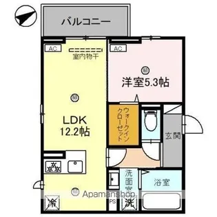 LA FELICE【2階】の間取り