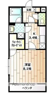 ロシニョル【3階】の間取り