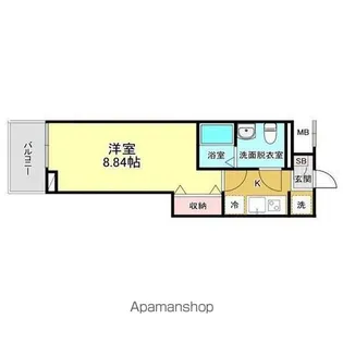 センプリーチェときわ台【2階】の間取り