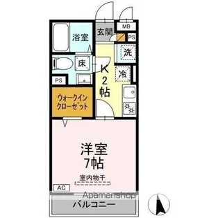 エヴァー【3階】の間取り