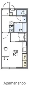 レオパレスエターナル【107号室】の間取り