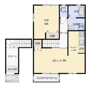 サン・セ・リテ【202号室号室】の間取り