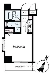 グリフィン横浜・コアシティ【10階】の間取り
