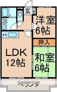 グレイス・コート【101号室】の間取り