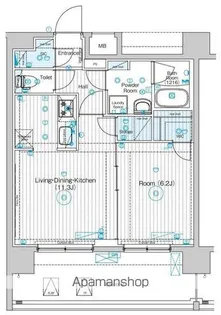フュージョナル東墨田【6階】の間取り