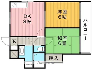 セランジュ豊中【5階】の間取り