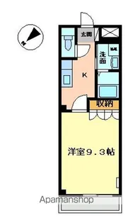 メルヴェーユ南観音【3階】の間取り