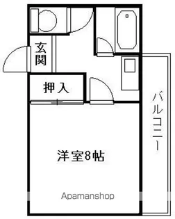 岡田マンション【302号室】の間取り