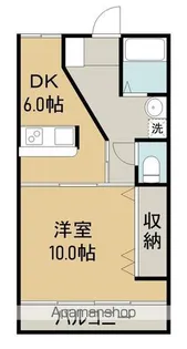 セリシール三条【101号室】の間取り