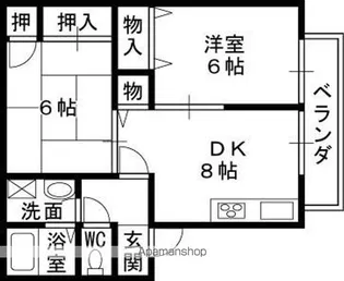 ストラスブール【2階】の間取り