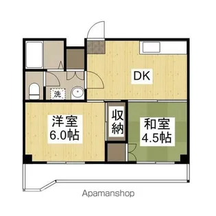 グランツ西古松Ⅱ【4階】の間取り
