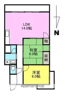 ハイム屋島【4階】の間取り