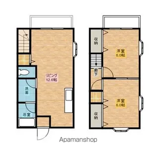 フェニックス宮津台【1階】の間取り