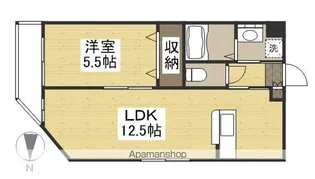 ヴィクトワール大供【2階】の間取り