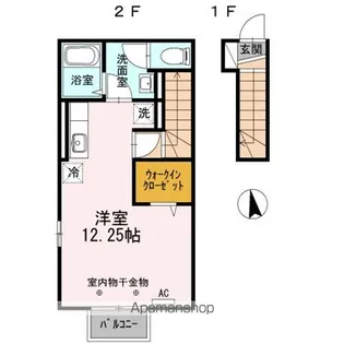 あづまコーポ【2階】の間取り