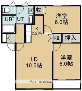 レジデンス21【1階】の間取り