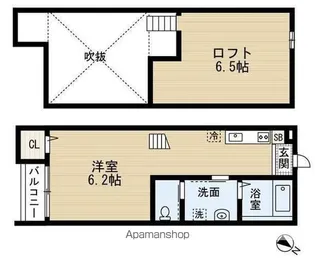 フローラ千葉【2階】の間取り